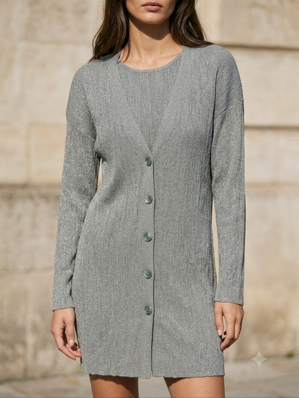 MANGO 2 PIECE Top + Buttoned Blouse